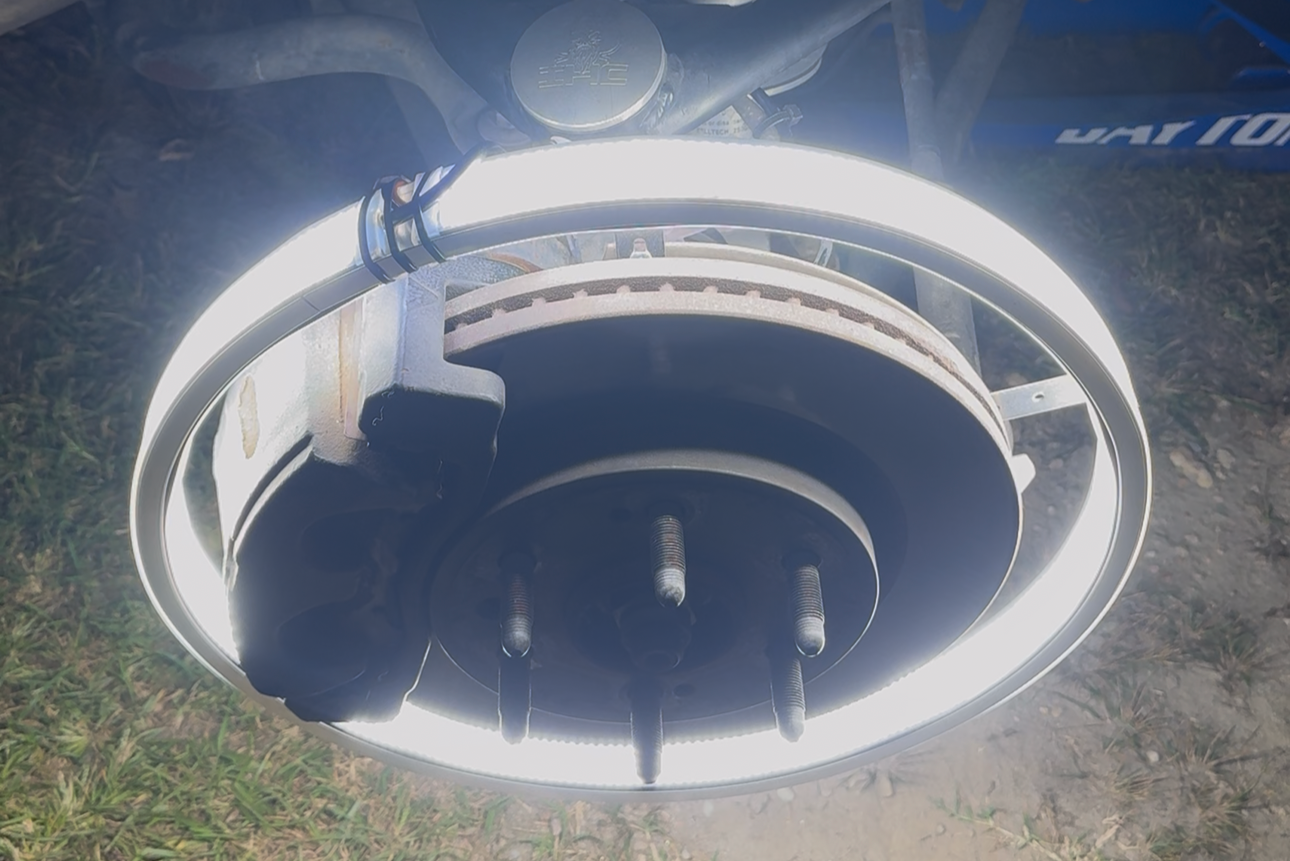 10 Row Pure White Wheel Lights