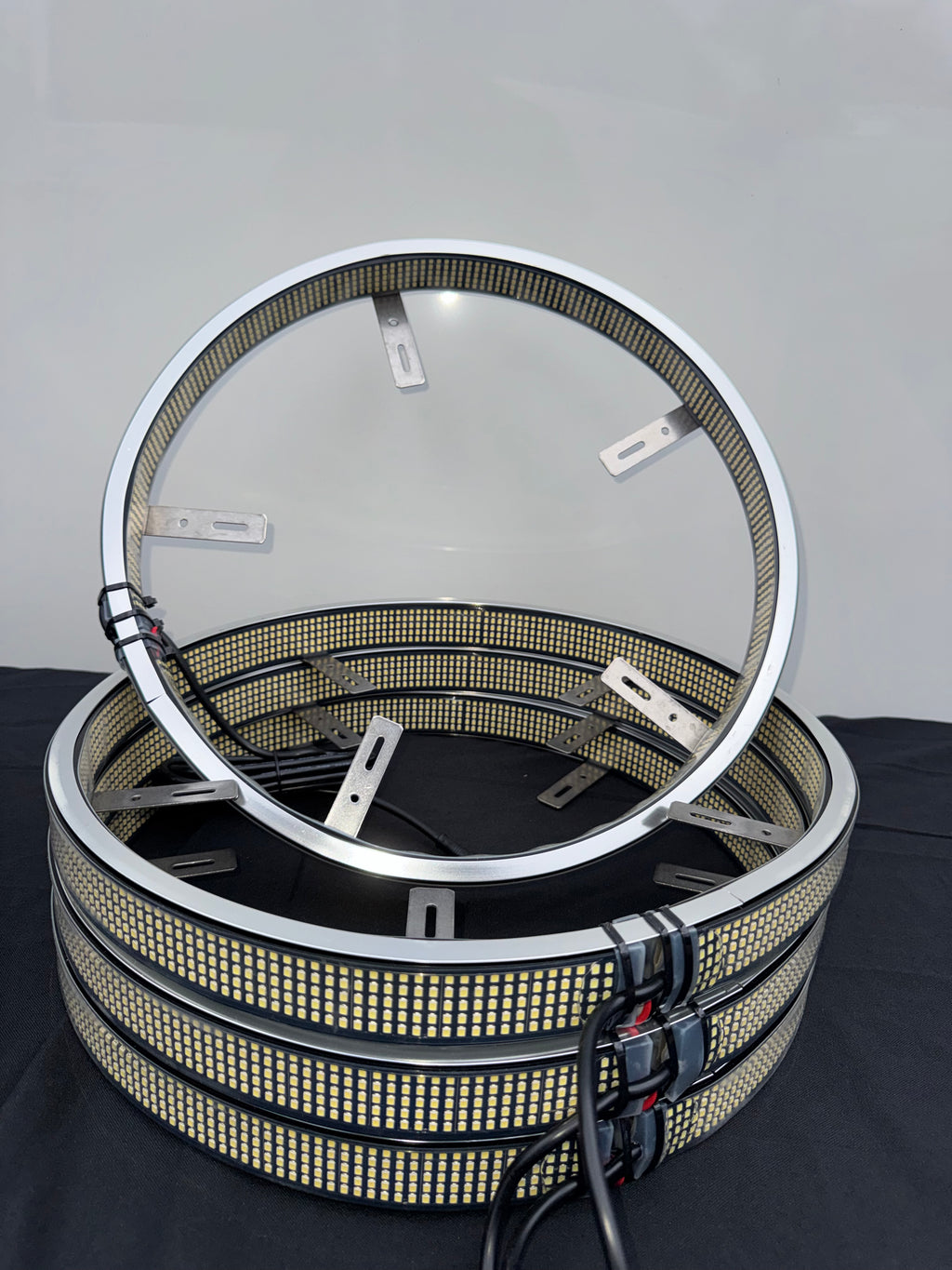 10 Row Pure White Wheel Lights