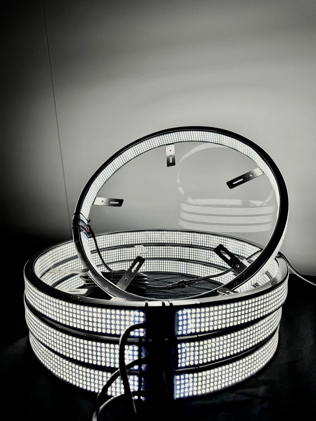 10 Row Pure White Wheel Lights