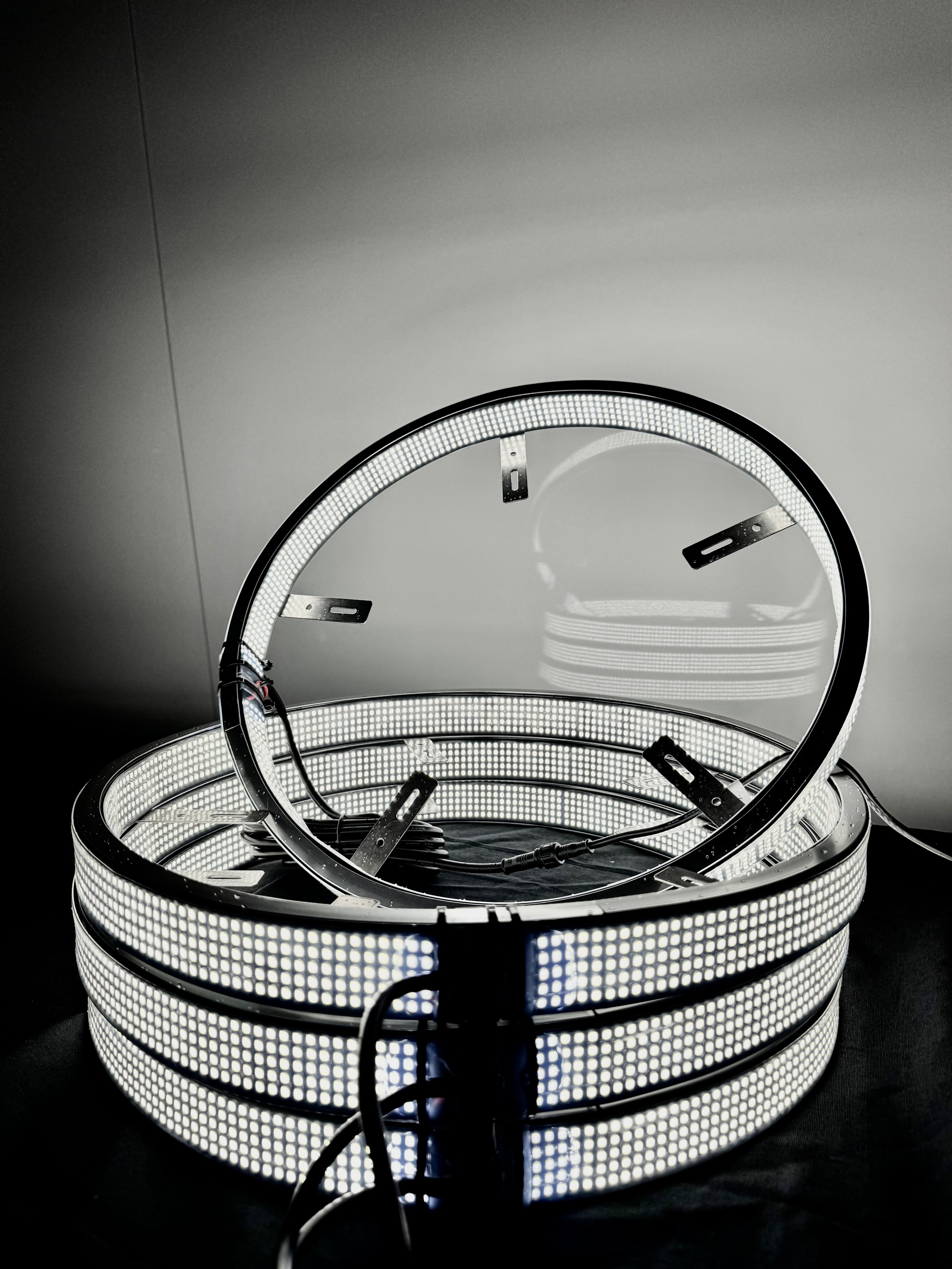 10 Row Pure White Wheel Lights