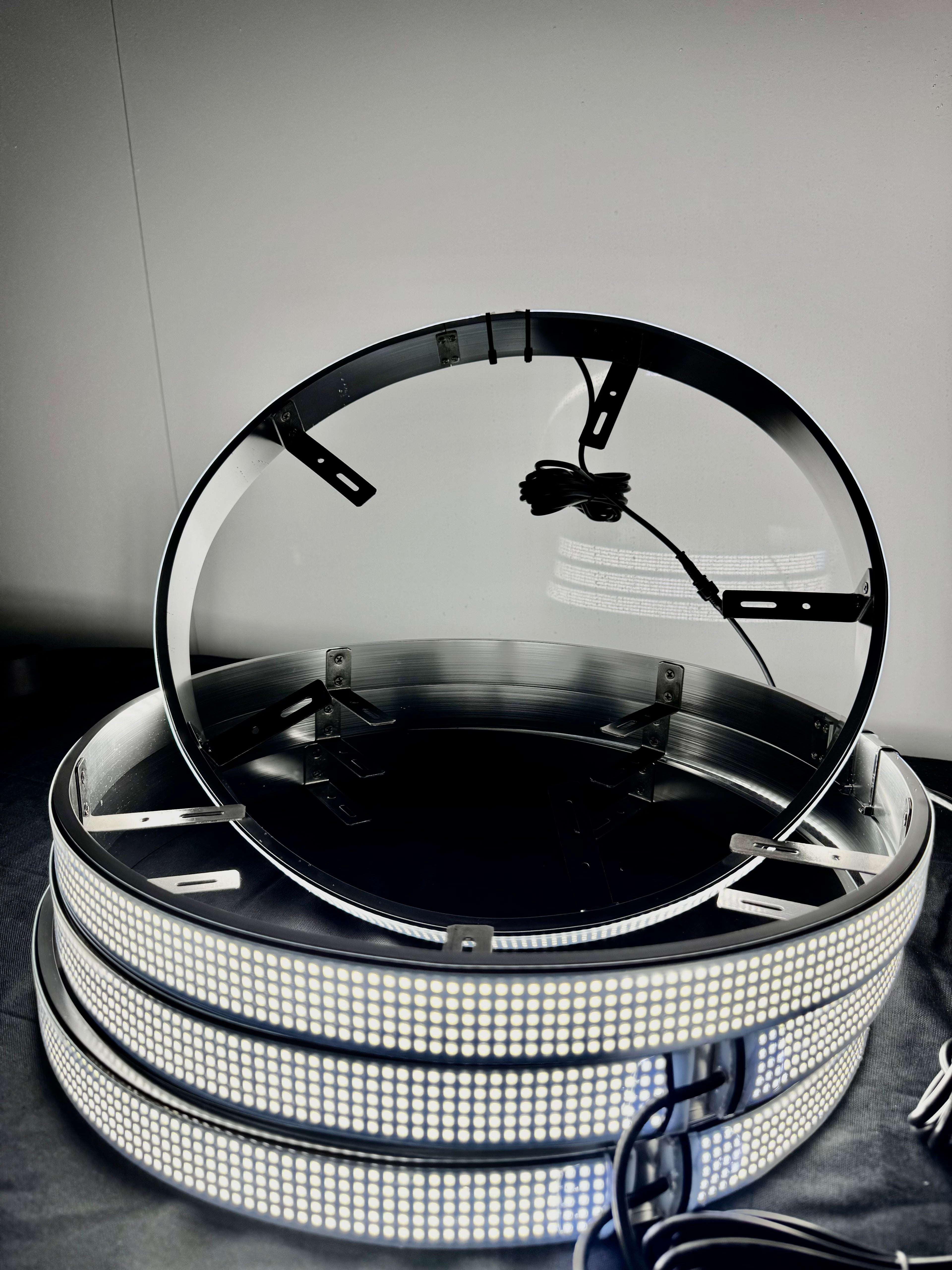 5 Row Pure White Wheel Lights