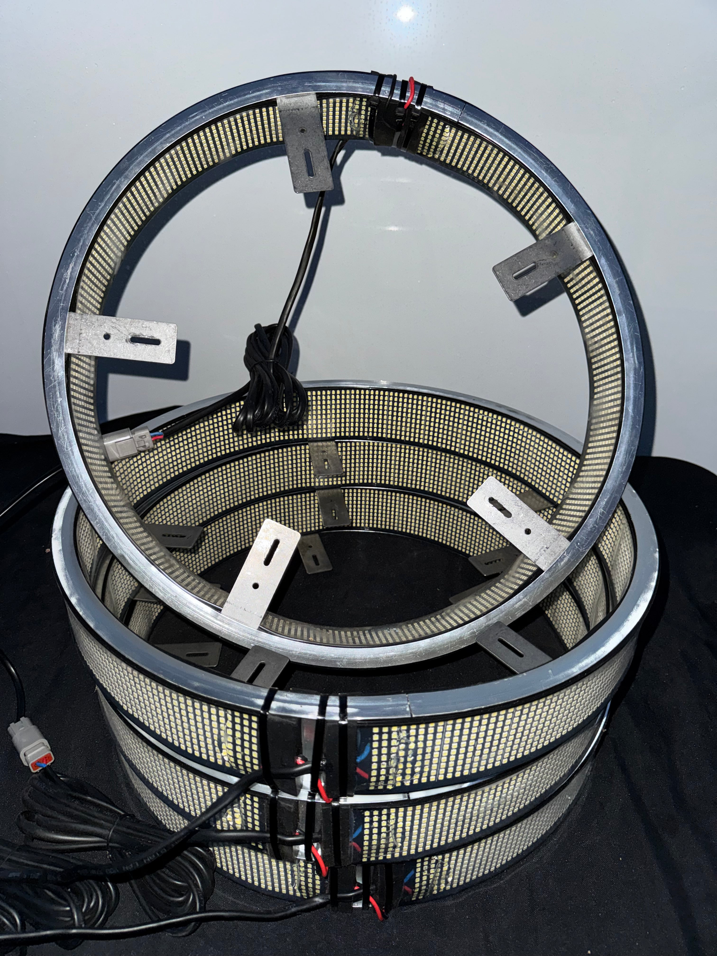 20 Row Pure White Wheel Lights